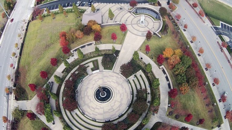 John Hope Franklin Reconciliation Park in Tulsa, Oklahoma.