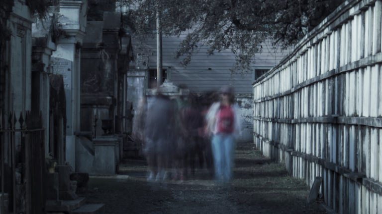 A ghost tour. Photo via Shutterstock.