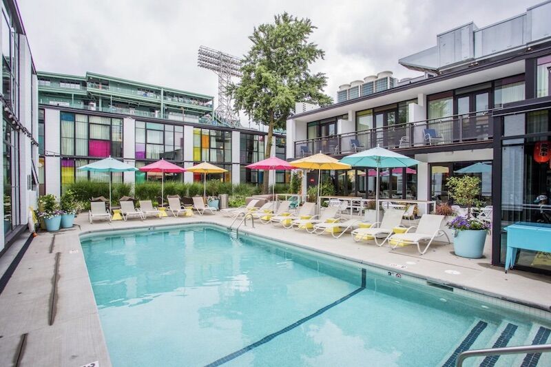 Pool at the Verb Hotel in Boston.