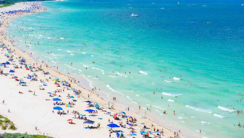 Best Beaches in America: South Beach, Miami Beach. Photo by Shutterstock.