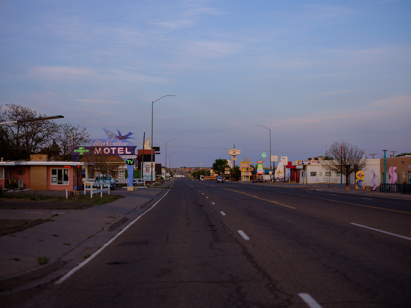 Blue Swallow Motel on Route 66. Photo by Tag Christof.