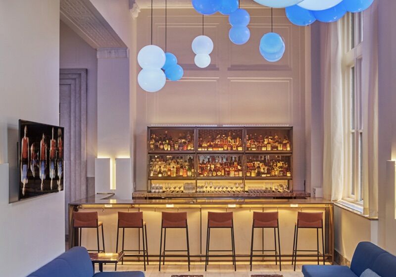 Bar at the 21C Museum Hotel Lexington