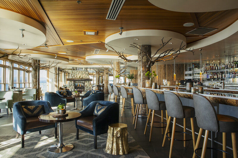 Bar at the Edgewater Hotel in Seattle. Photo courtesy of the hotel.