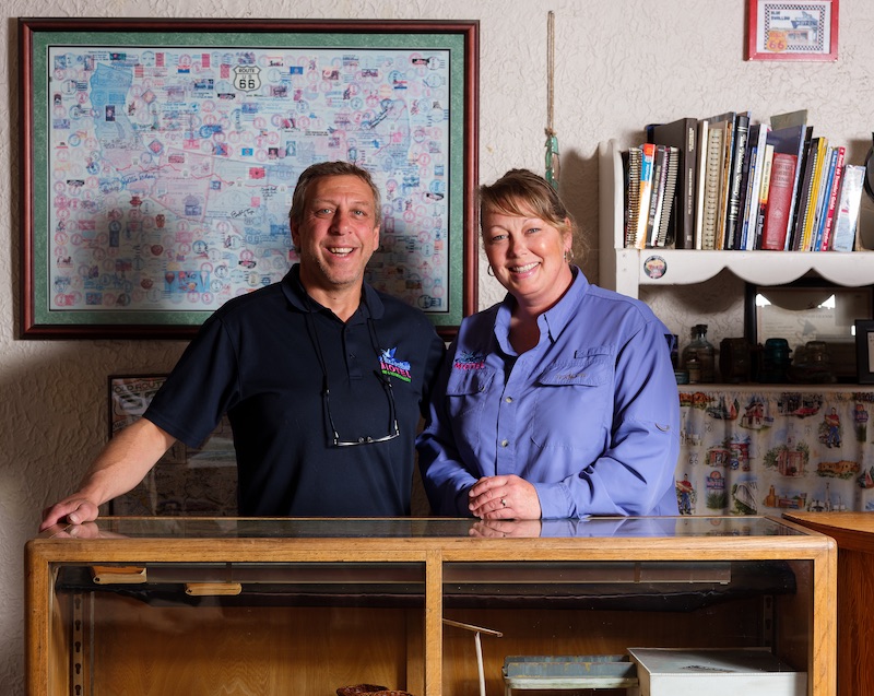 Rob and Dawn Federico, owners of the motel since 2020. Photo by Tag Christof.