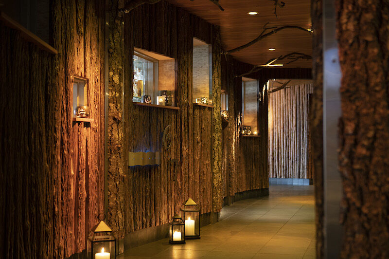 A hallway at the Edgewater hotel in Seattle. Photo via the hotel.