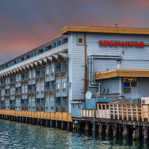 The Edgewater in Seattle. Photo via Shutterstock.