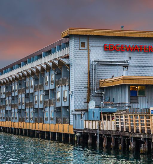 The Edgewater in Seattle. Photo via Shutterstock.