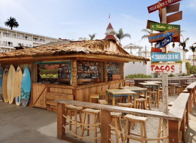 Taco Shack at Hotel Del Coronado.