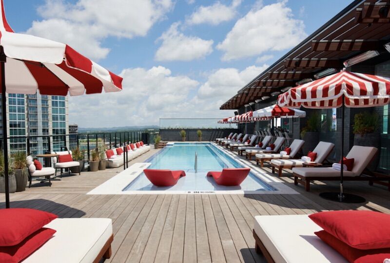 Pool at Virgin Hotel Nashville