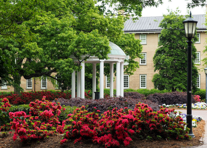 Chapel Hill, UNC, on the ultimate North Carolina road trip. Photo by John Paradiso.