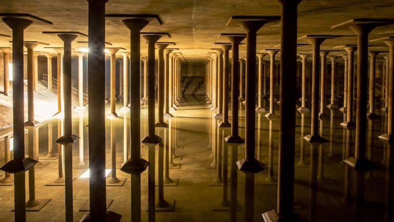 Buffalo Bayou Park Cistern. Pic via Shutterstock.