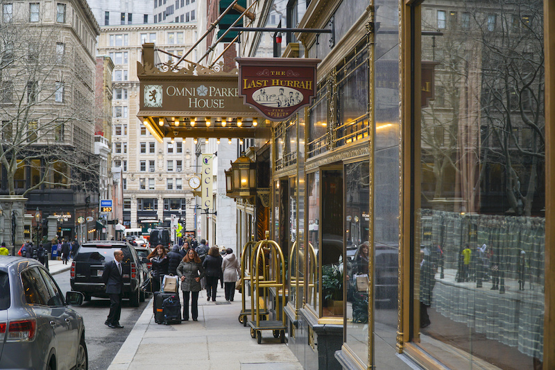 New England's Most Historic Hotels: Omni Parker House in Boston. Photo via Shutterstock.