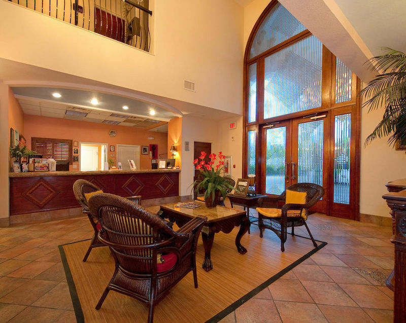 Inside Tahitian Inn lobby