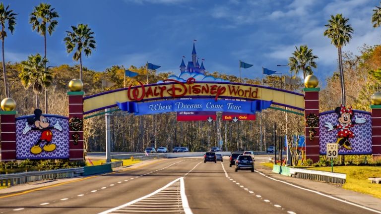 Walt Disney World in Orlando. Photo via Shutterstock.