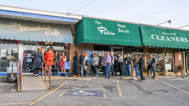 Bluebird Cafe in Nashville. Photo via Shutterstock.