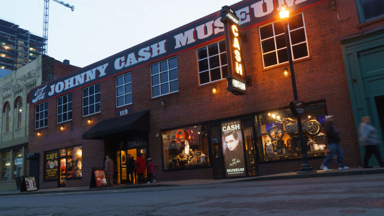 The Johnny Cash Museum. Photo via Shutterstock.
