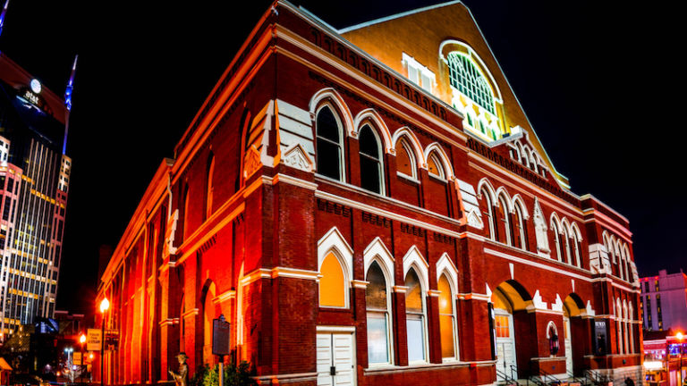 Ryman Auditorium in Nashville. Photo via Shutterstock.