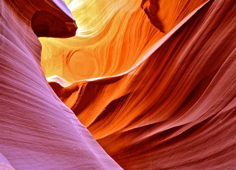 Most Colorful Places in America - Antelope Canyon – Page, Ariz.