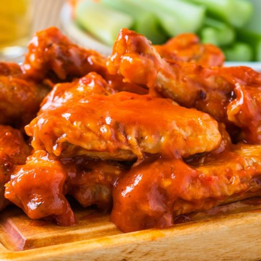 Buffalo wings. Photo via Shutterstock.