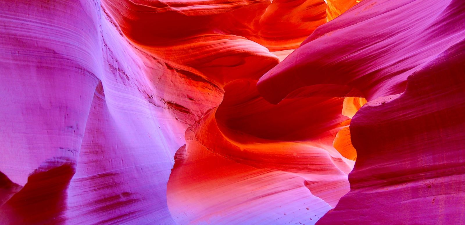 Famous Antelope canyon near Page, Arizona. Photo by Shutterstock.