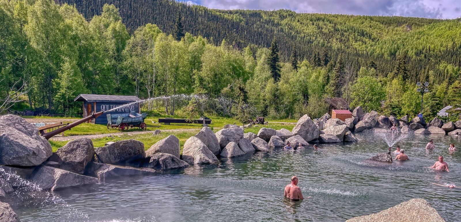 Chena Hot Springs Resort in Fairbanks, Alaska. Photo by Shutterstock.