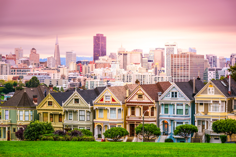 Most Colorful Places in America - Painted Ladies – San Francisco, Calif.