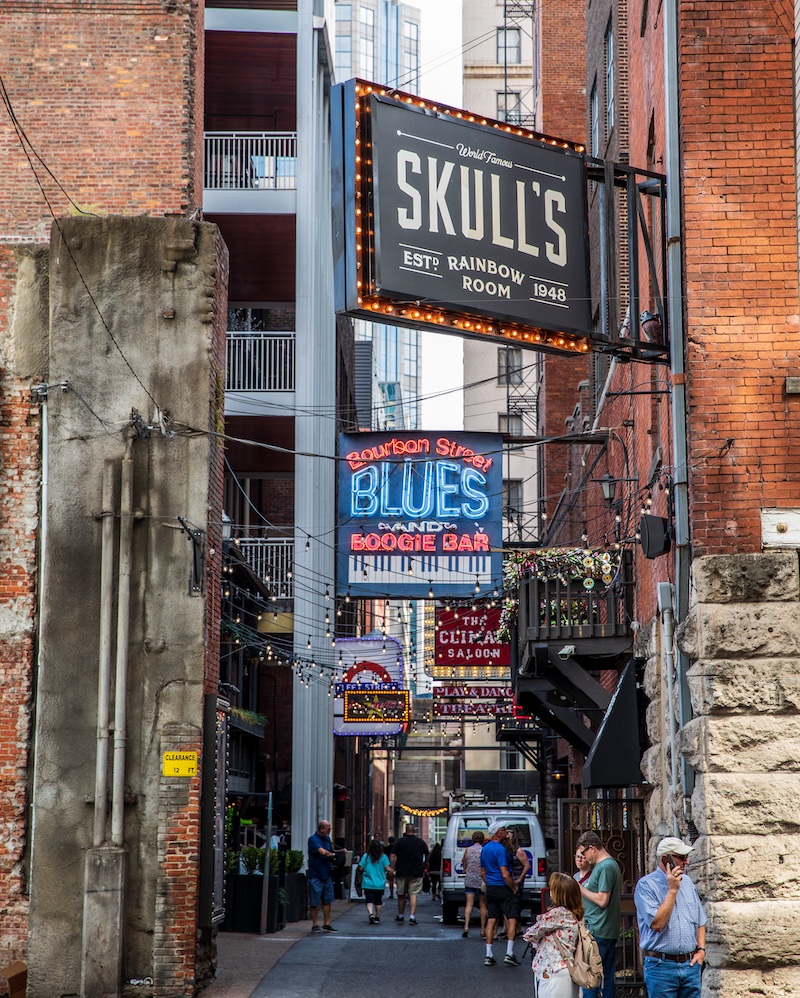 Nashville - 10-22-2019 Skull's Rainbow Room, one of Nashville's many bars. Photo via Shutterstock.