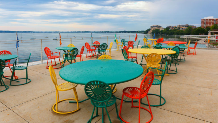 University of Wisconsin Memorial Union Terrace. Madison WI.