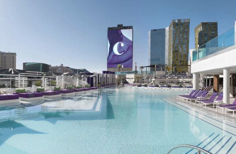 One of the pools at Cosmopolitan Las Vegas