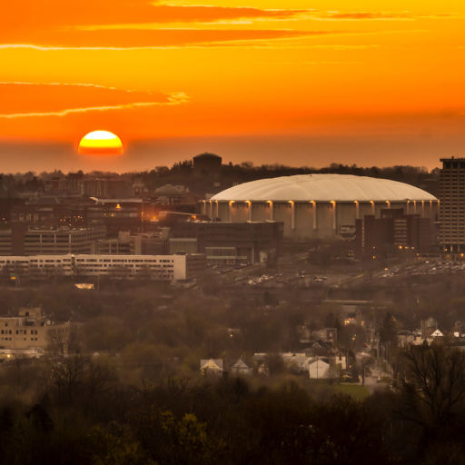 Syracuse University at dawn. Photo via Shutterstock.