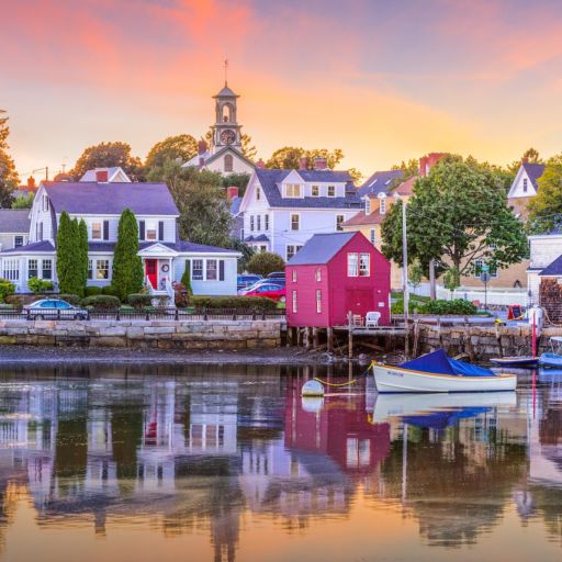 Portsmouth, New Hampshire, townscape. Photo via Shutterstock.