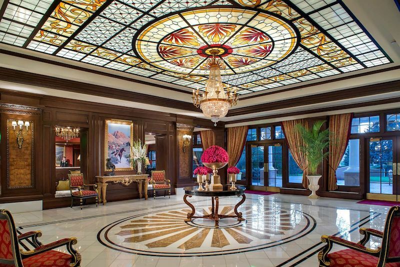 Lobby at the Broadmoor in Colorado Springs