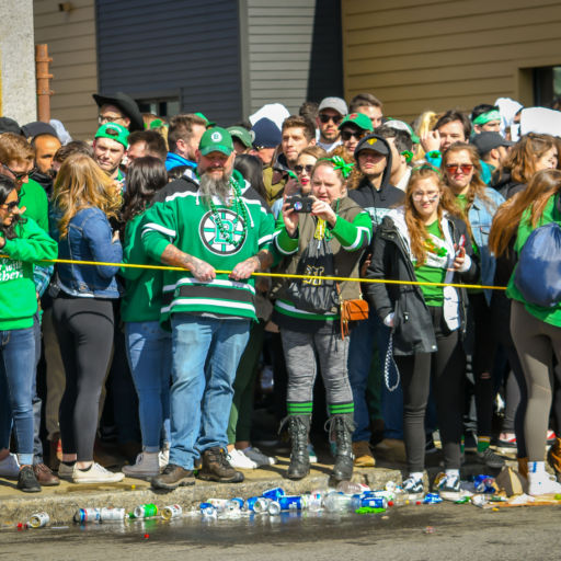 Where to celebrate St. Patrick's Day: Boston! South Boston, MA - 3/17/19: Revelers celebrate St Patrick's Day on Southie's streets