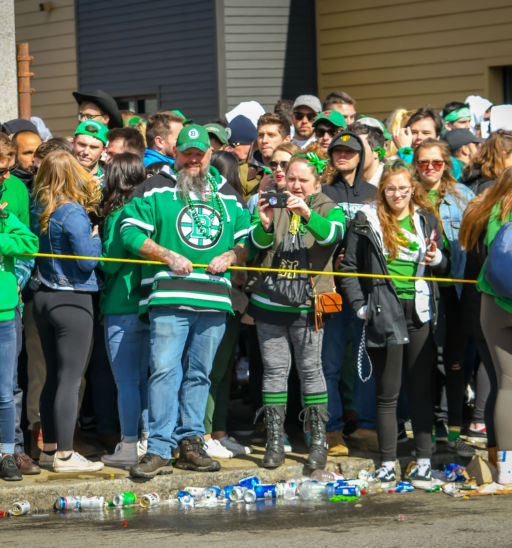 Where to celebrate St. Patrick's Day: Boston! South Boston, MA - 3/17/19: Revelers celebrate St Patrick's Day on Southie's streets