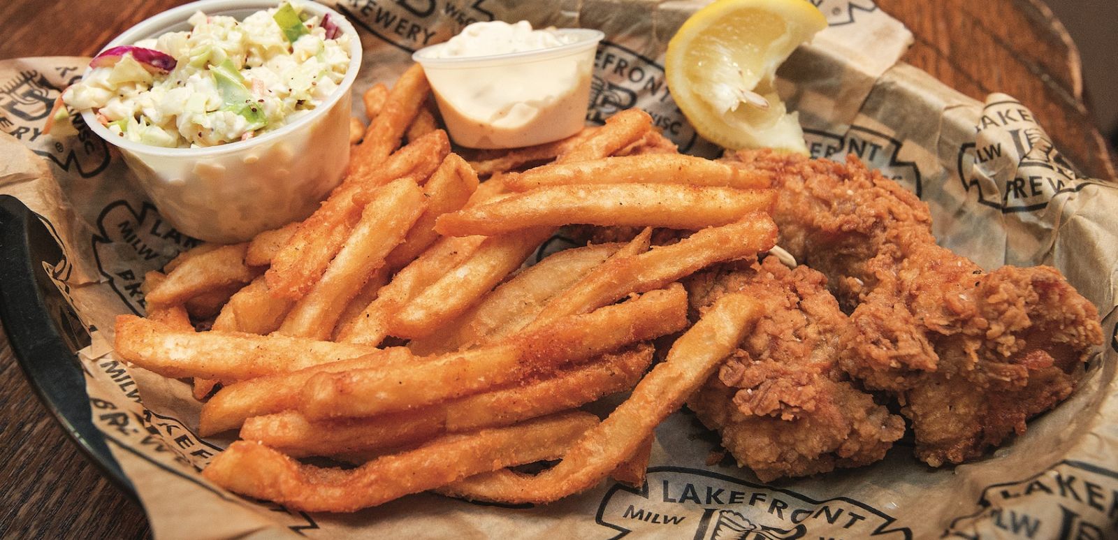 Fish fry at Lakefront Brewery in Milwaukee. Photo by Gary Porter.