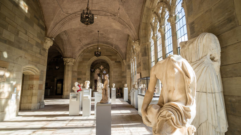 New Haven - OCTOBER 30: Yale University Art Gallery on October 30, 2015. Yale University Art Gallery is the oldest university art museum in the western hemisphere