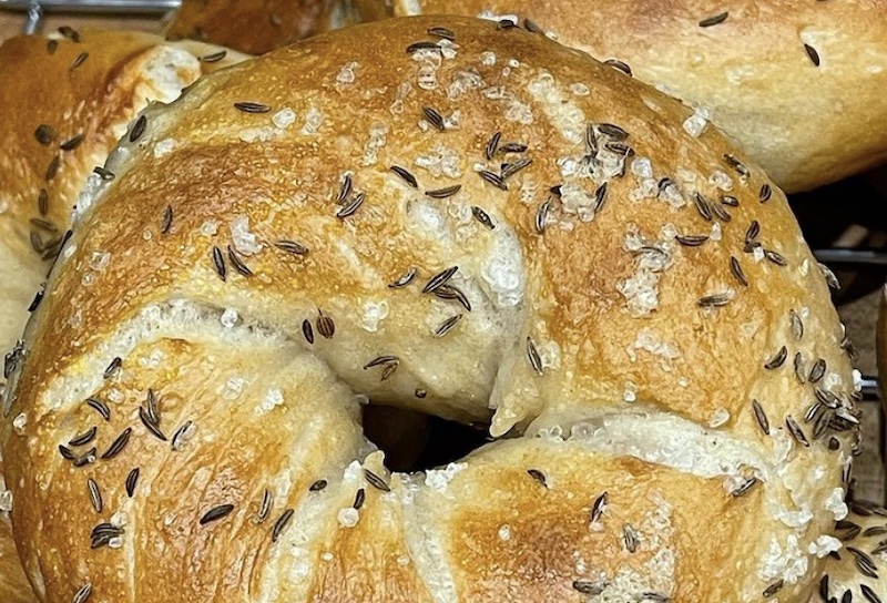 Notable Regional Foods of the Pacific Northwest: Seattle-style bagels.