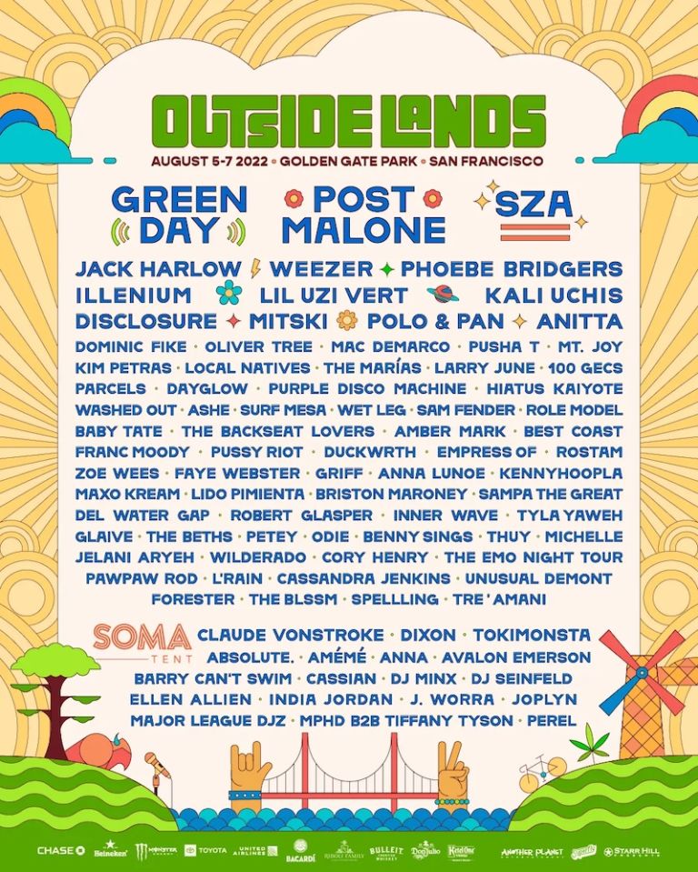 Outside Lands 2022 Festivals Fifty Grande