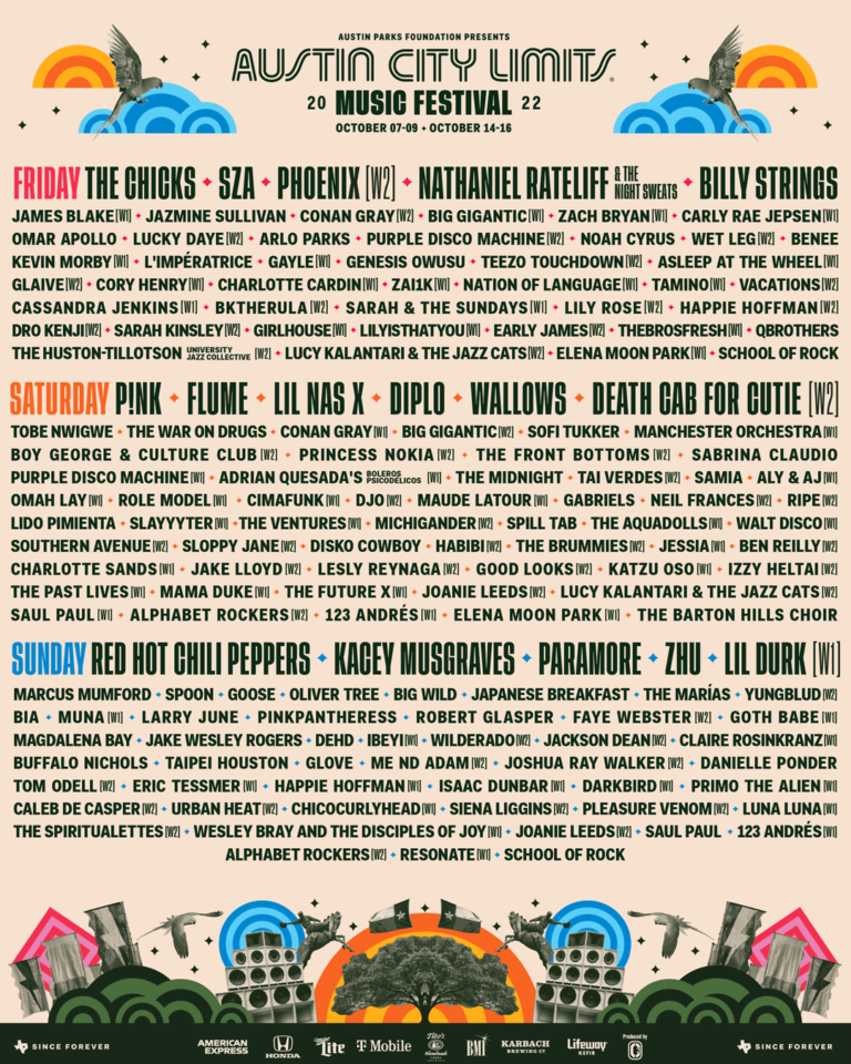 Austin City Limits 2022 Festivals Fifty Grande