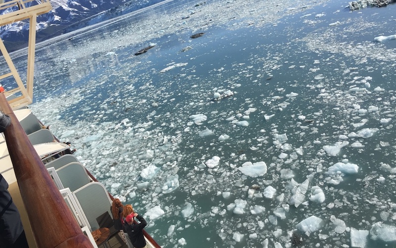 The view from a cruise ship in Alaska. Photo by Shutterstock.