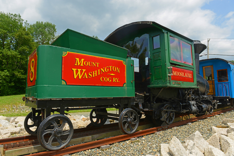 Historic stream Cog Railroad Moosilauke in town of Carroll in White Mountain, New Hampshire. Photo by Shutterstock.