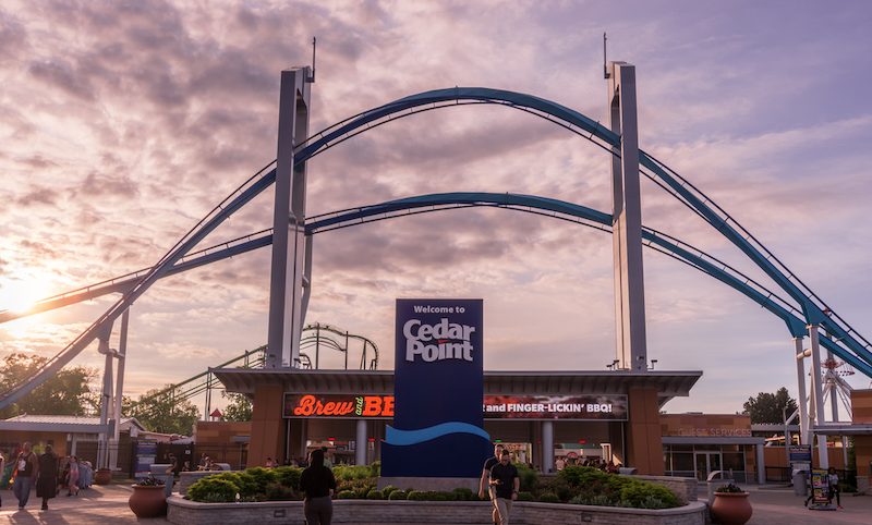 Cedar Point Amusement Park in Sandusky. Photo by Shutterstock.