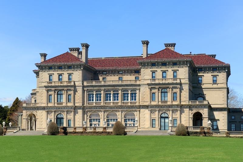 The Breakers is a one of the most fabulous mansion built in 1893 for Cornelius Vanderbilt. Photo by Shutterstock.