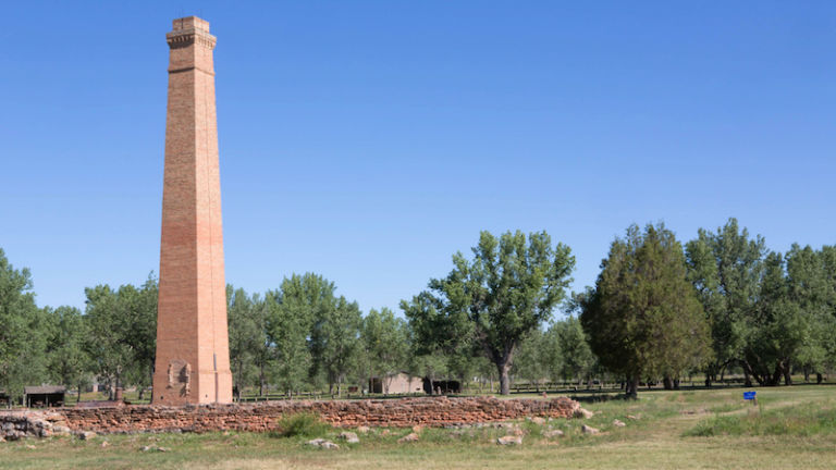 Chateau De Mores State in Medora, North Dakota. Photo via Shutterstock.