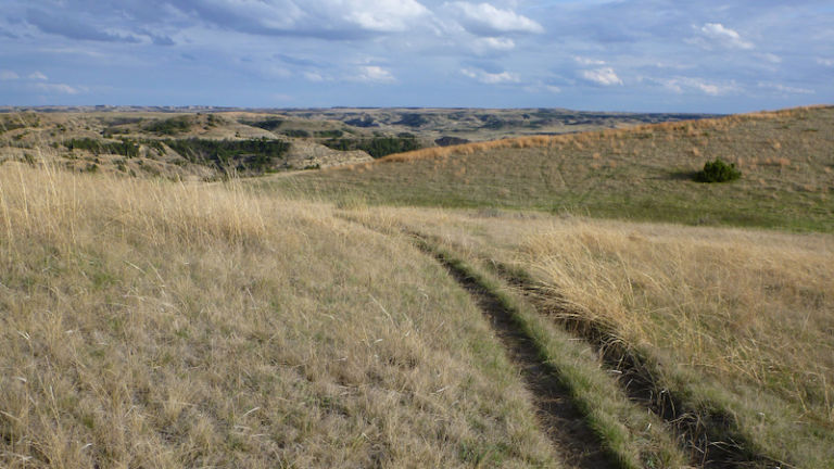 Maah Daah Hey Trail in Medora, N.D. Photo by Shutterstock.