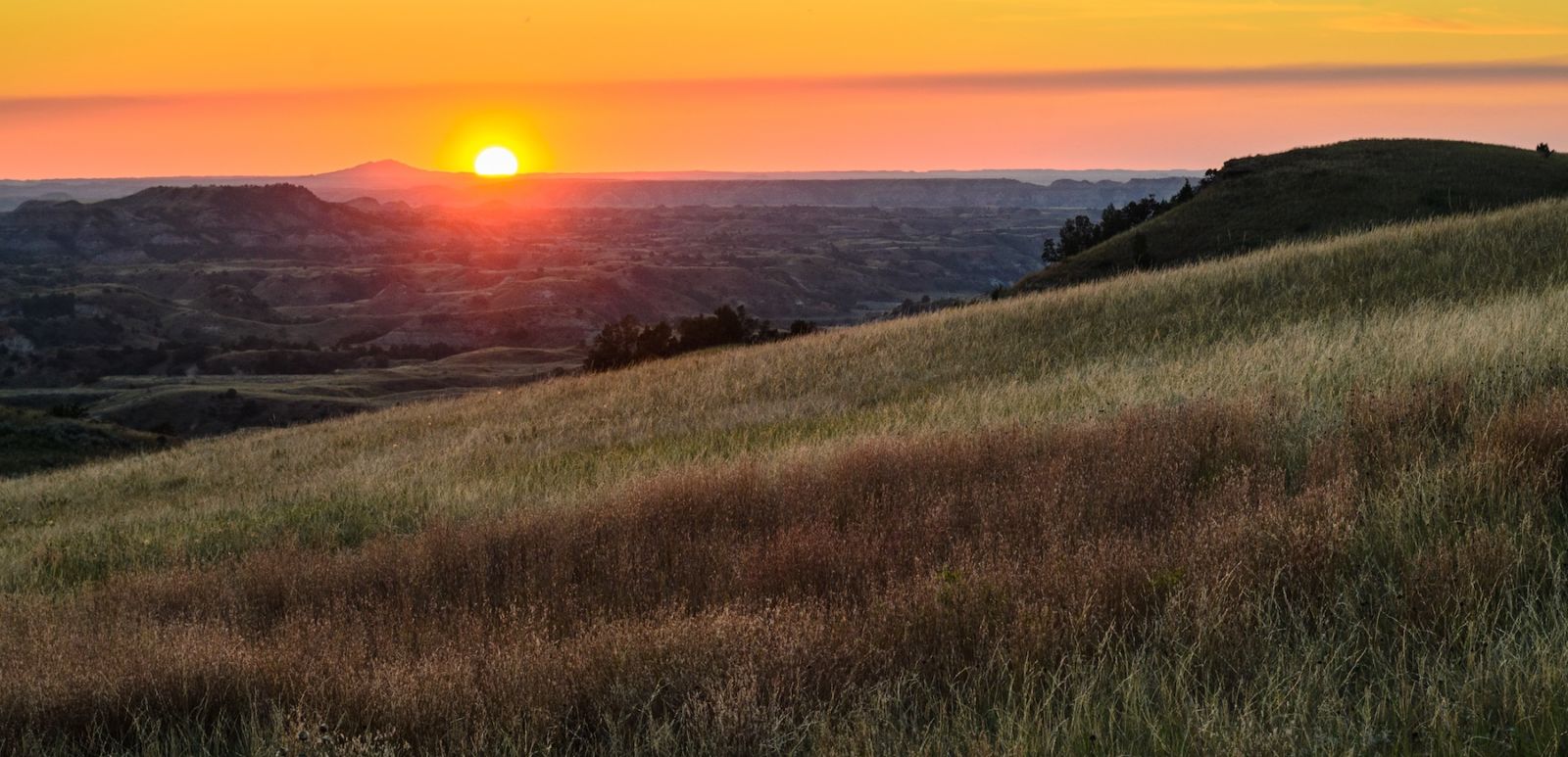 Sunset at Theodore Roosevelt Wilderness