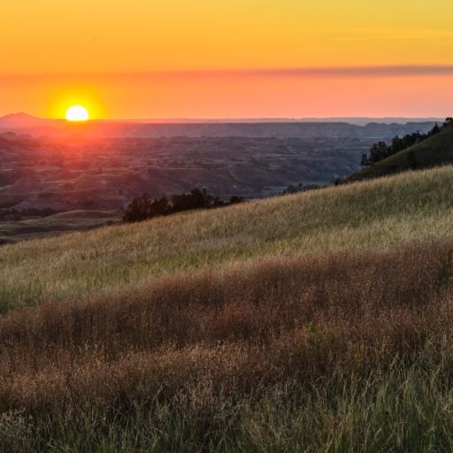 Sunset at Theodore Roosevelt Wilderness