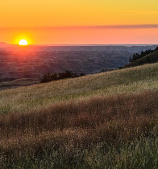 Sunset at Theodore Roosevelt Wilderness