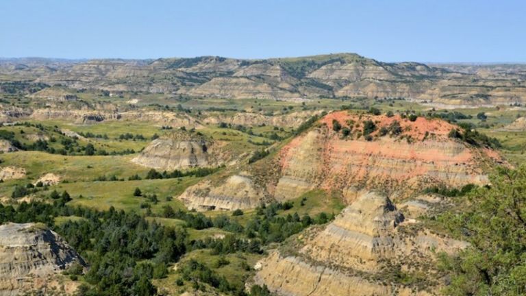 Painted Canyon Visitors Center in Medora, N.D. Photo by Shutterstock.