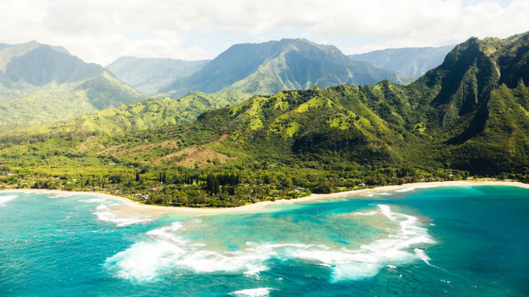 Tunnels Beach in Kauai.